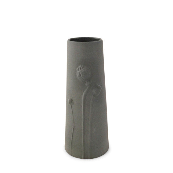 Poppy Vase large / Dark grey