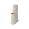 Poppy Vase small / White with light pink