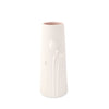 Poppy Vase large / White with light pink