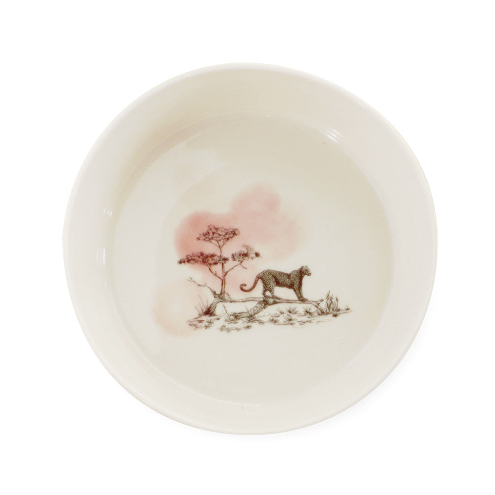 Safari bowl  /  Leopard pink