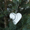 Christmas heart  /  grey