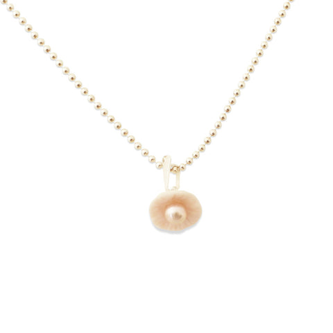 Necklace / Pale pink