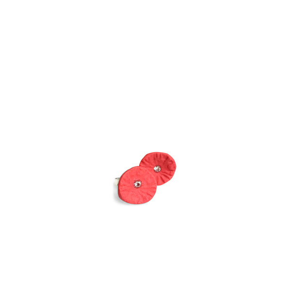 Studs zirconia  /  Red