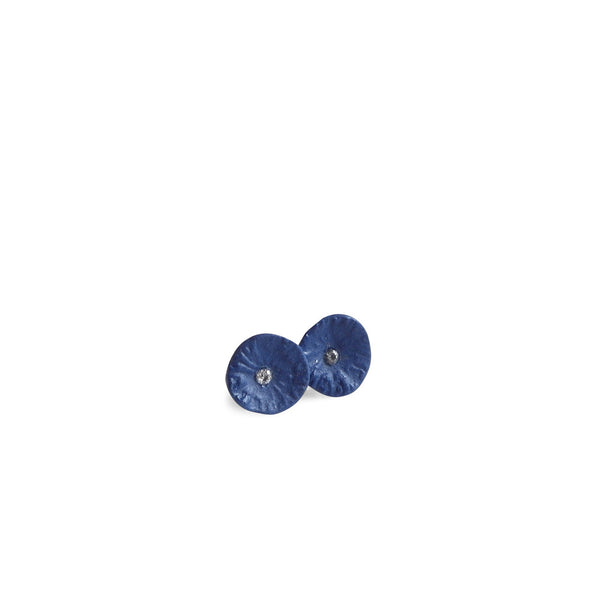 Studs zirconia  /  Royal blue