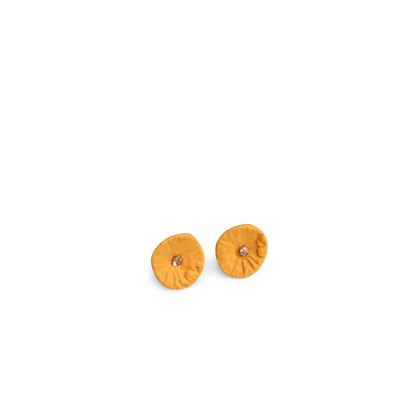 Studs zirconia  /  Warm curry