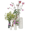 Poppy Vase large / White with light pink